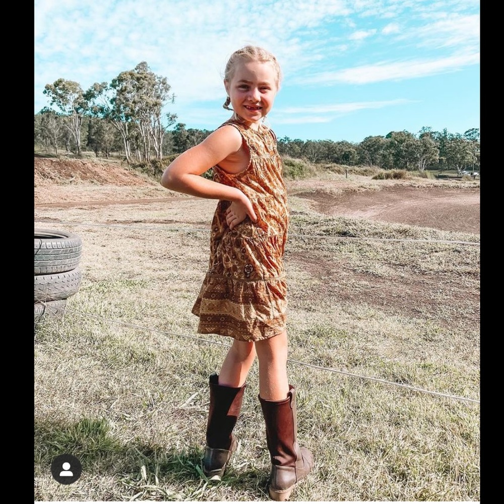 New little Spell & the Gypsy Zahara Girls Dress 7y